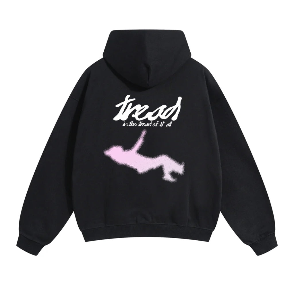 tread "falling" hoodie